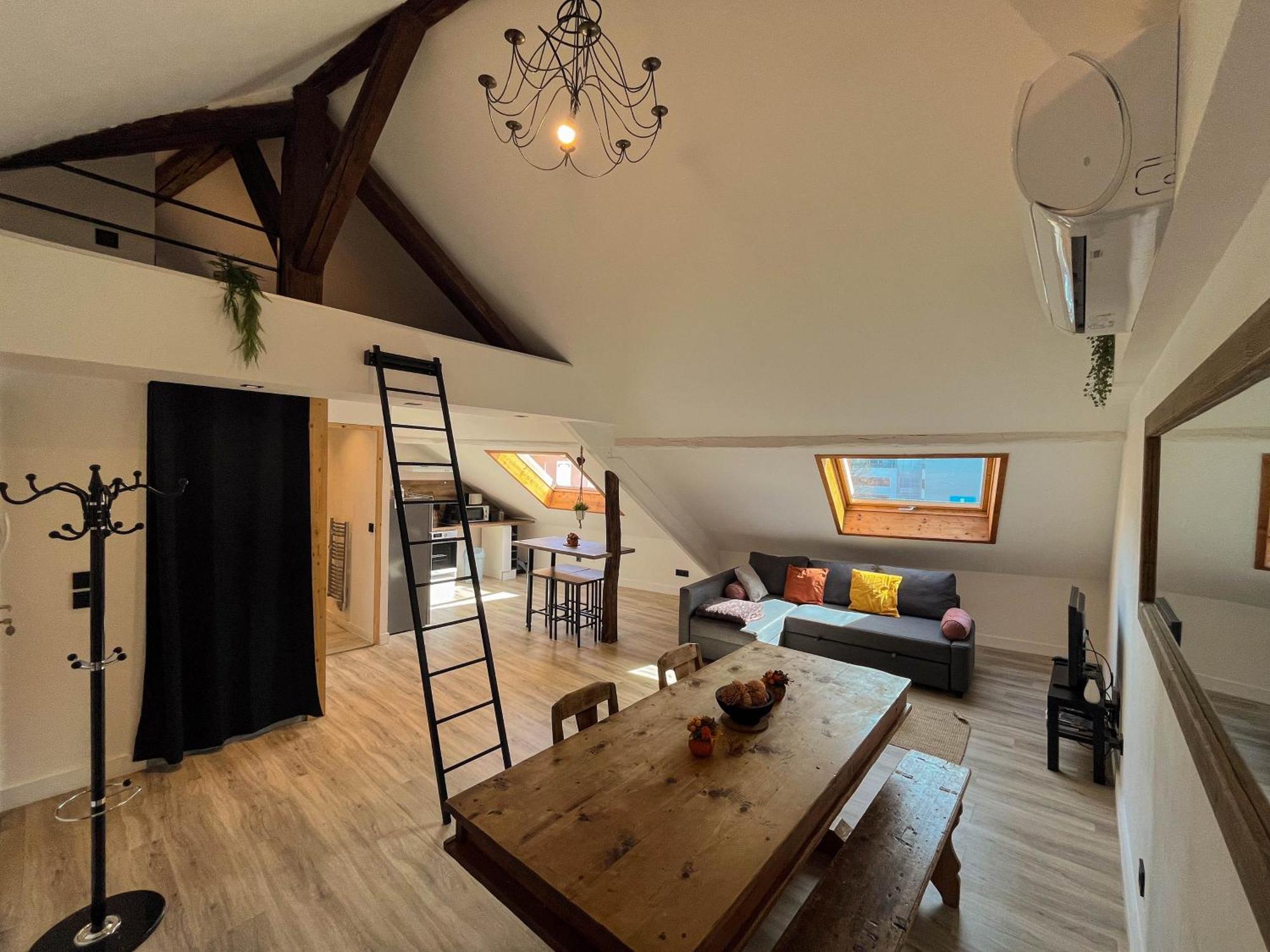 Cocon Sous Les Toits Lägenhet Albertville Exteriör bild